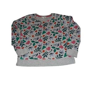 Boden women's crewneck hearts,birds size medium